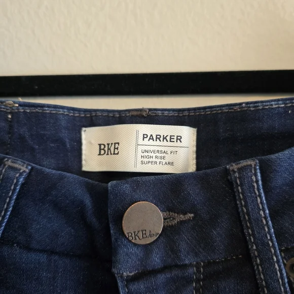 BKE Flared Blue Jeans 24 - Picture 2 of 7
